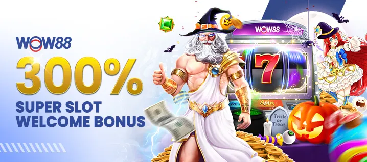 300% super slot welcome bonus with Zeus and slot